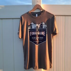 Texas Rangers Globe Life Park Final Game T-Shirt | Size M